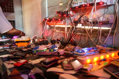 Phone charging in Matipwili (before Devergy)