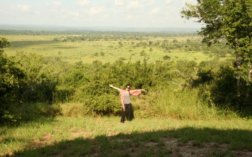 The earth seems to go on forever. This was taken about 20km outside of Matipwili.