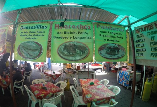 At a market in Xochimilco 