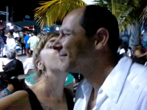 In the Zócalo for New Years Eve