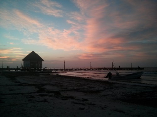 This is why you stay on the beach in Holbox. For these views. 