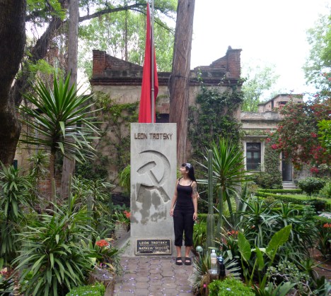 Outside Trotsky's house 